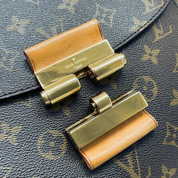 Louis Vuitton Olympe Monogram Leather Handbag Brown - Picture 13 of 16